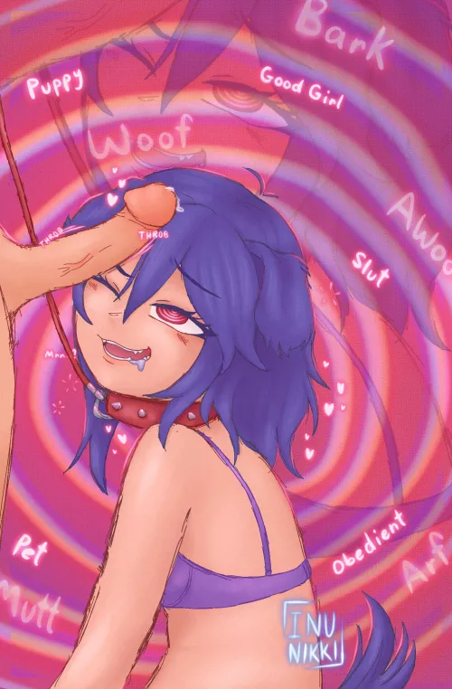 “Am I a good pet :3?” (Art by me: Inu Nikki) by Routine_Ad_9064
