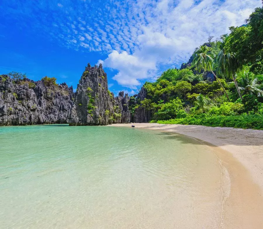 Feel the beautiful view in Palawan Philippines posted by pincetewy