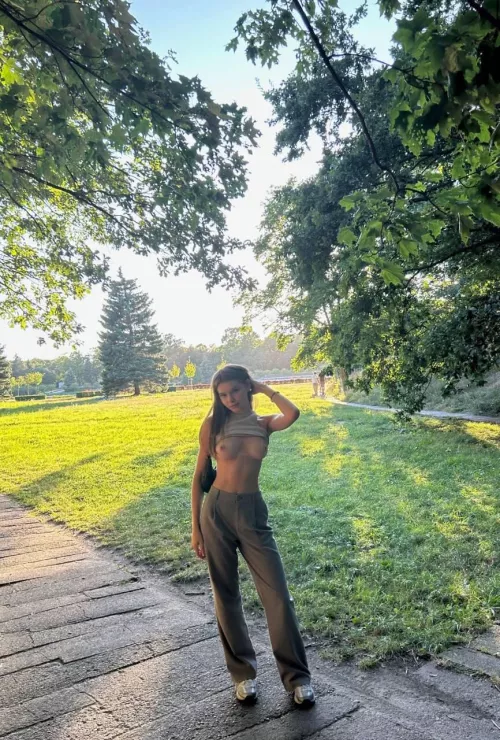 I love walking around like this on warm summer evenings by Mari_Deee