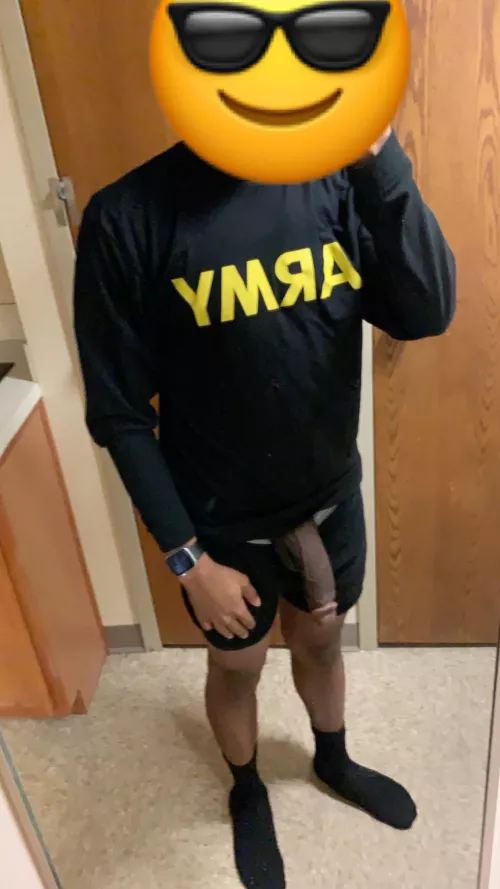 I’ll pull these PTs down anywhere and show you my cock 😈 by Any-Second-5791