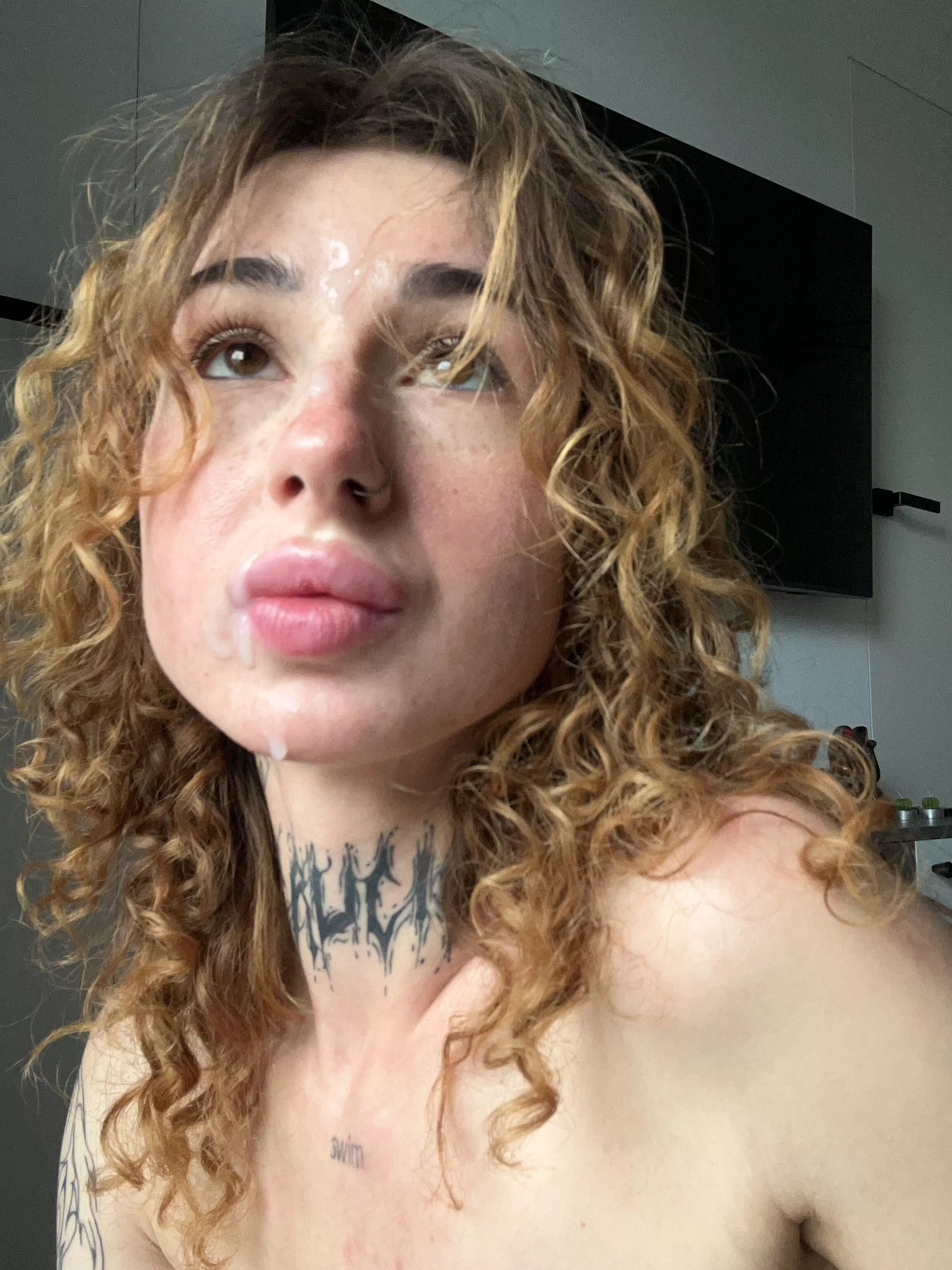 cum on face instead of cream posted by SweetHearrtBaby