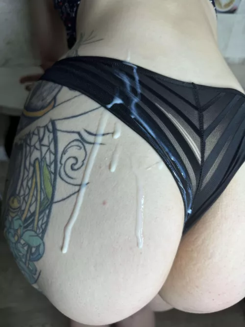 My pale ass will look so cute when you cum on it by apple_only_