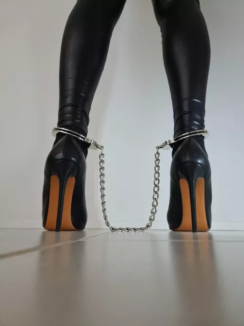 Cuffed in Heels by CelebsinHeels01