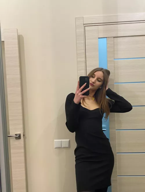 My best friend said that I look great in a tight dress by Sweet_BabyLiz