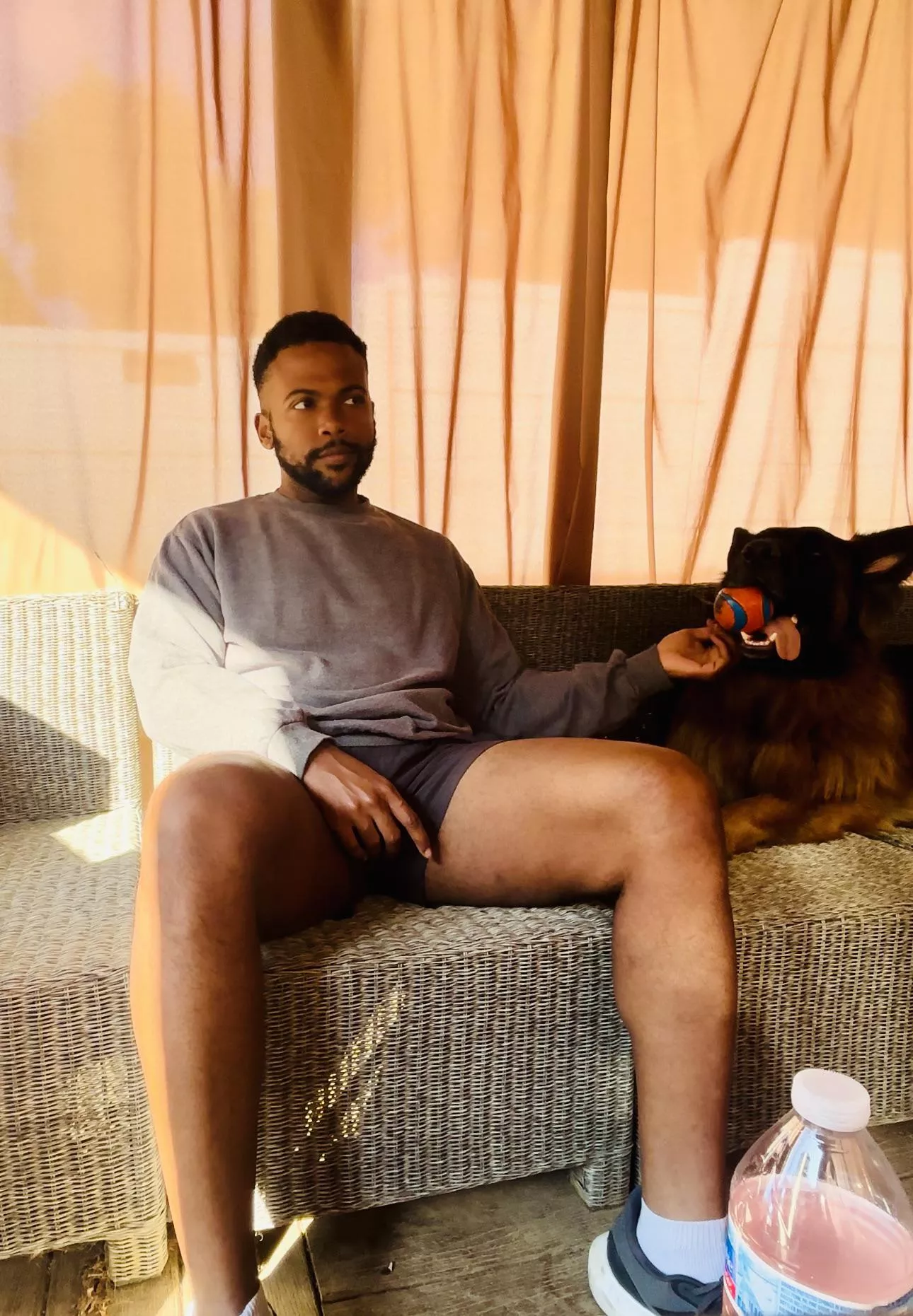 Working from home means getting to spend breaks with your favorite coworker posted by energeticallytired_