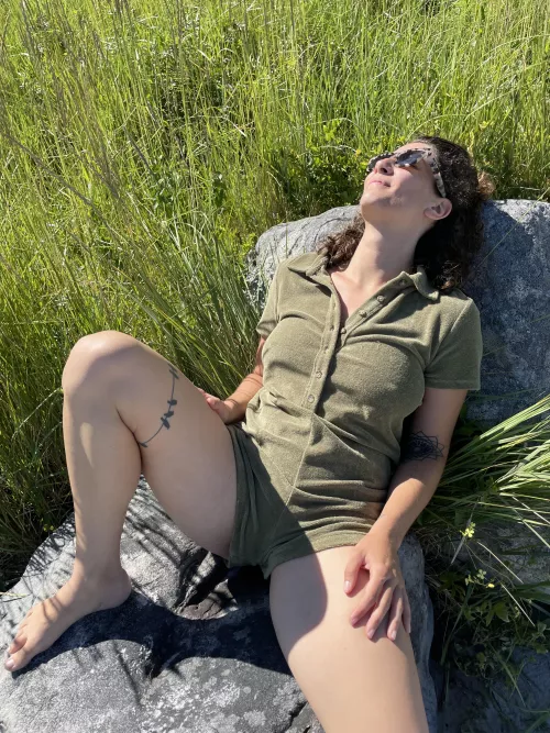 Chilling in my favourite romper by maplesyrup_girl