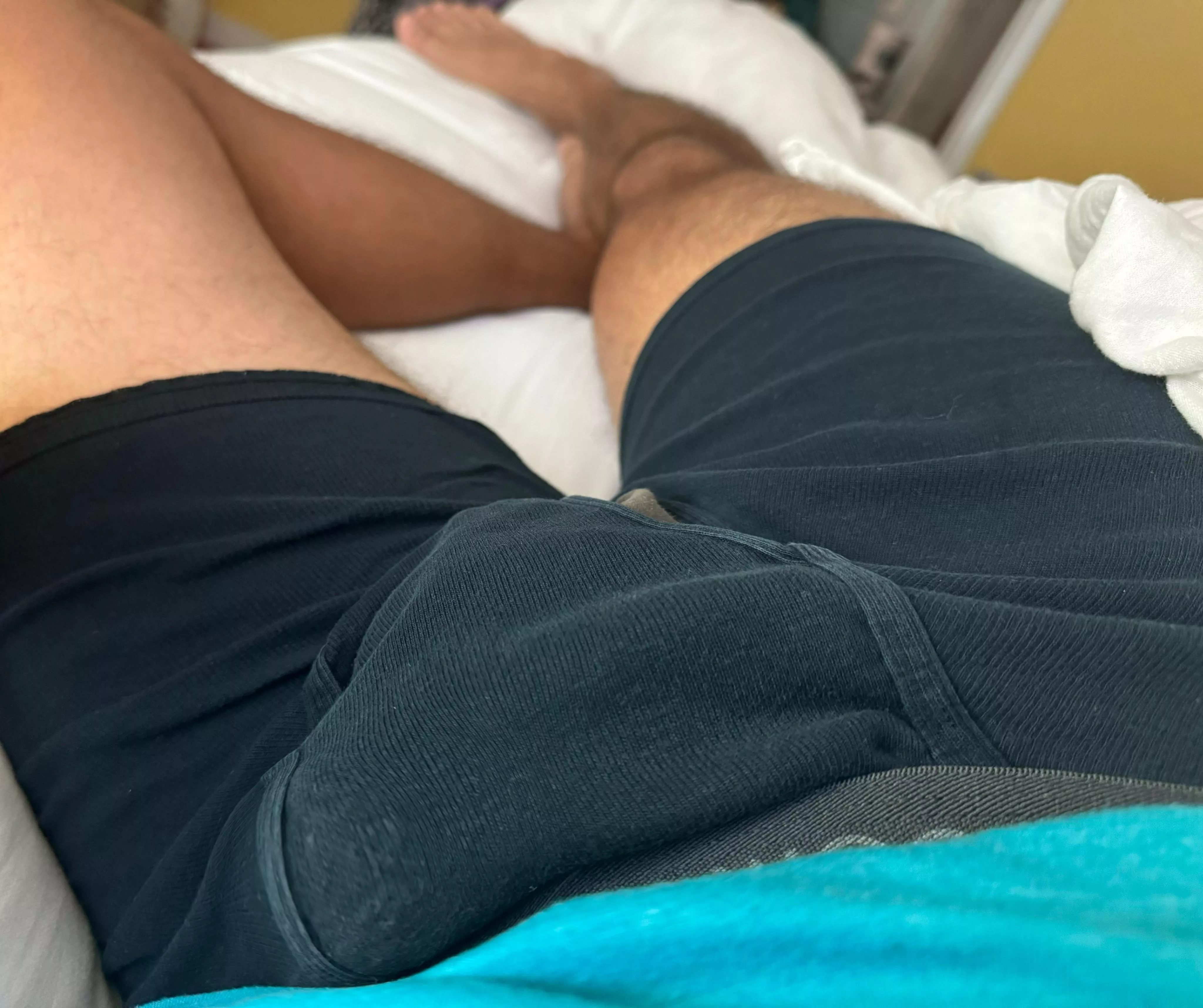 Lying in bed  posted by leolegit