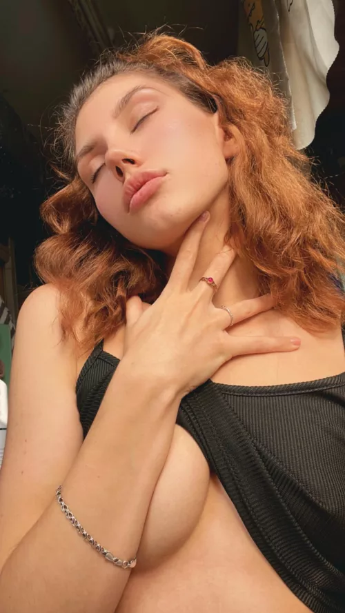 My face and boobs were smaller when I was 18. P.S. photo taken 2 years ago by Little_Eva_20