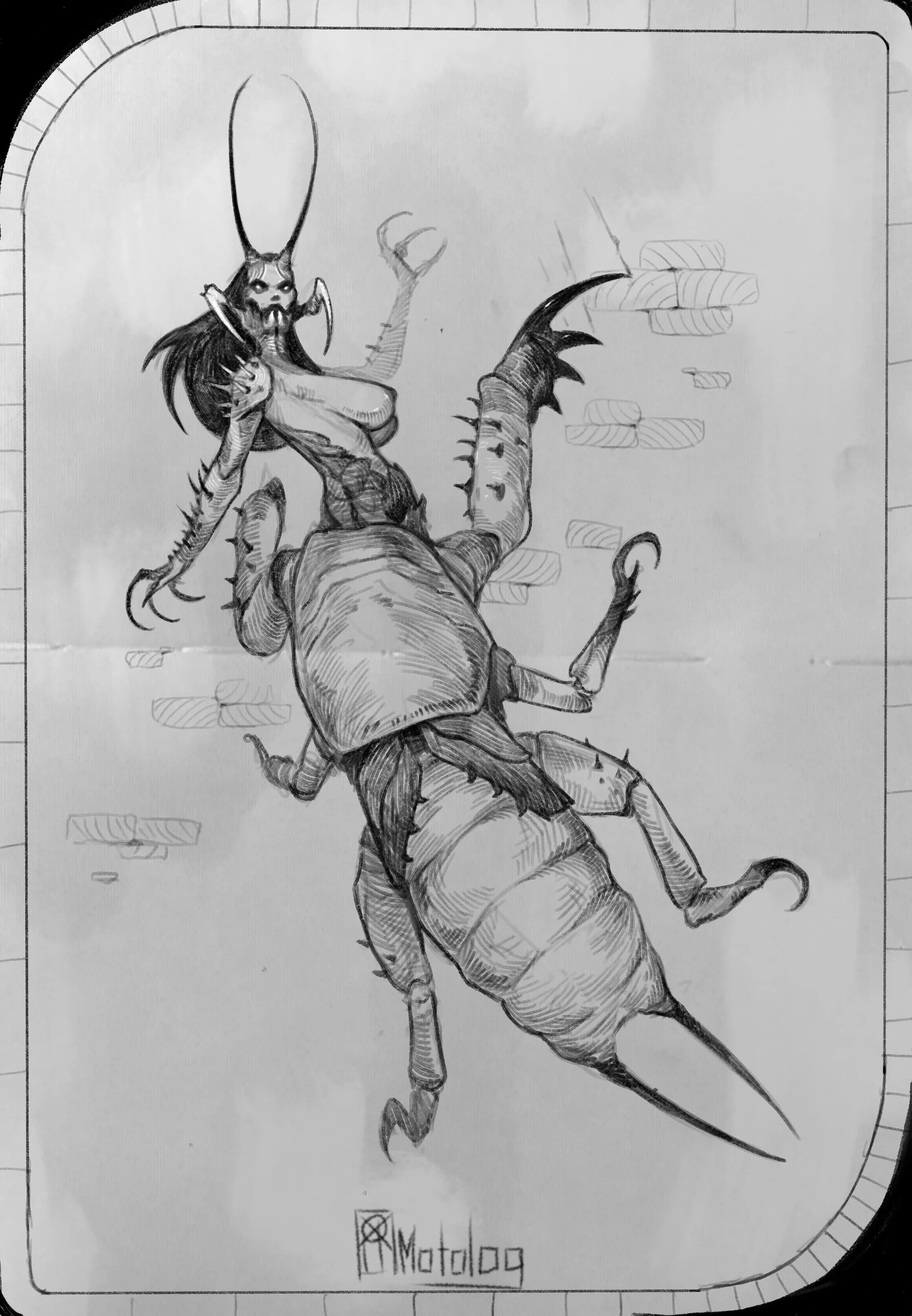 [OC] one of the hive beasts  posted by Njarla