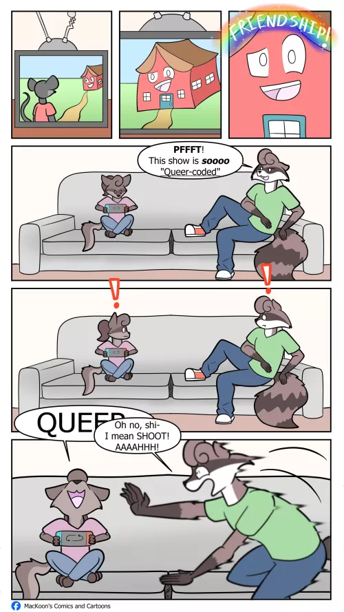 Yikes! I Gotta watch what I say... Art by me! by Western_Pea1011