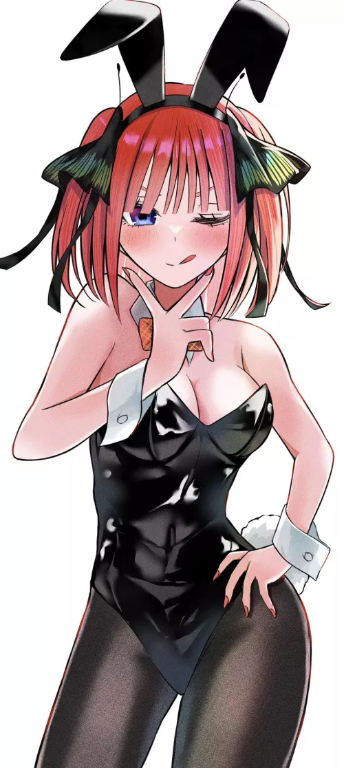 Bunny Girl Nino Winking [The Quintessential Quintuplets] by Csxc