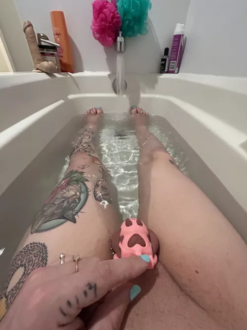 Caged in the bathtub 😸 by Economy_Childhood_20