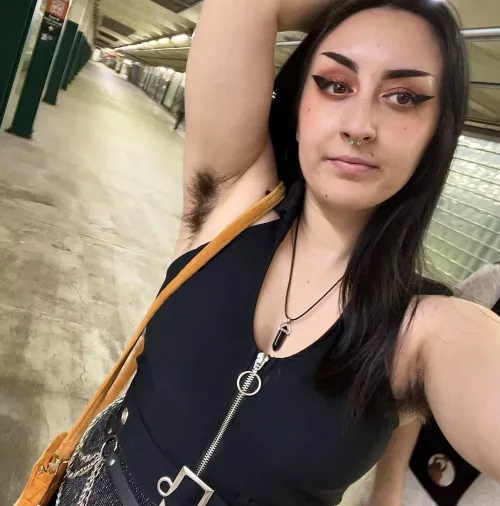 i love showing off my pits around town by skywitchh