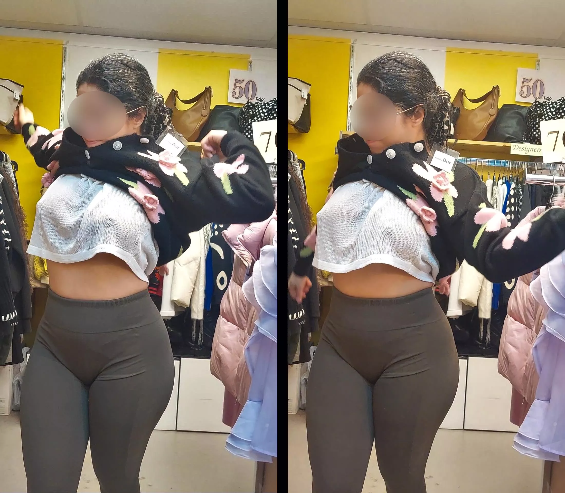 Let me catch you staring posted by Braless_babe