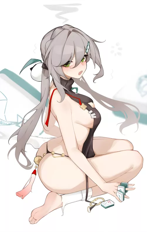 Qingque lost most her clothes by marxsander2016