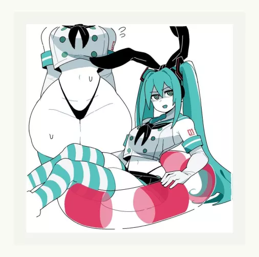 Shimakaze Miku, or Shimikukaze tot short (Dizzyspells) by Faith_Cox17