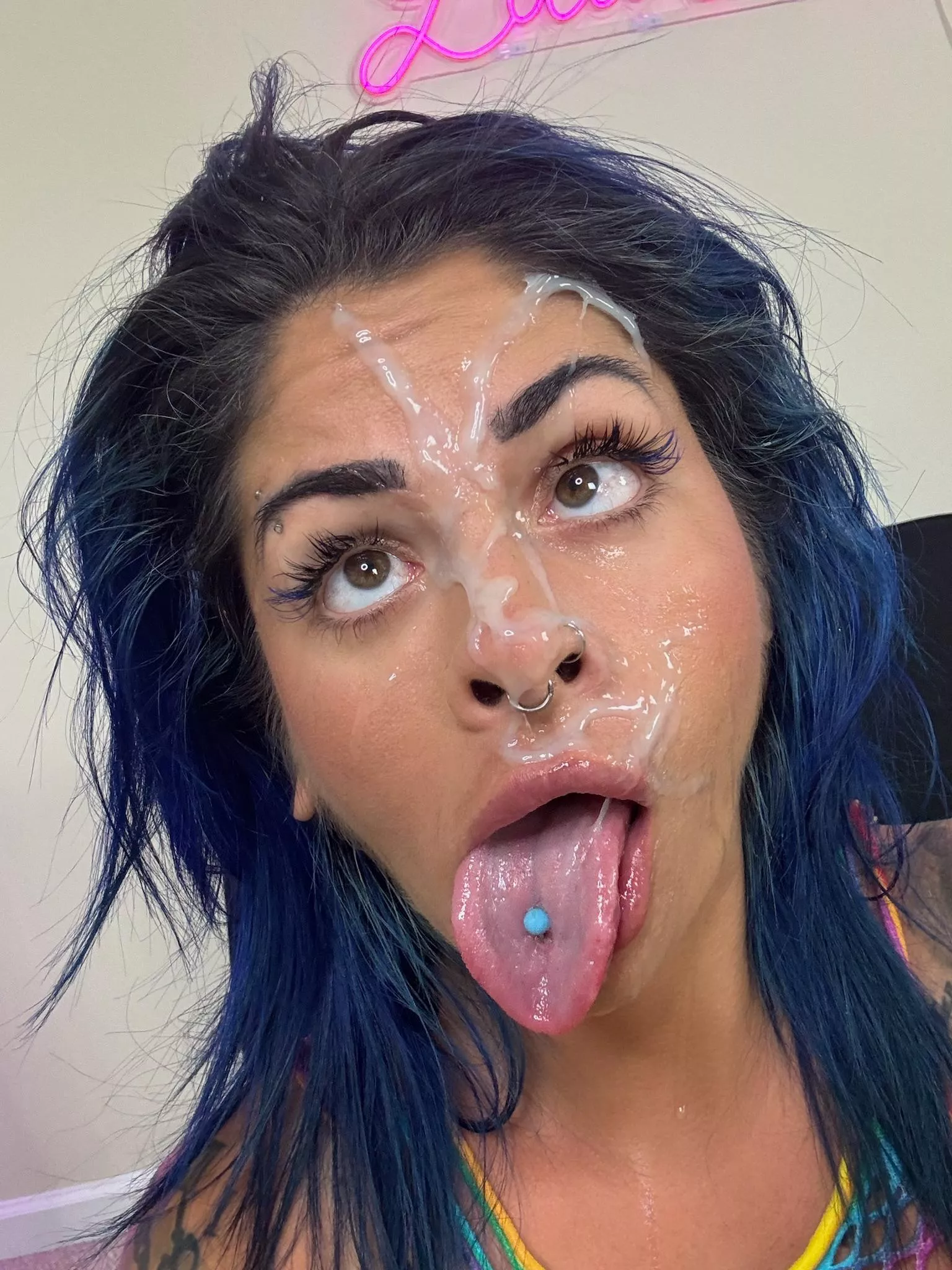 Always prettier with a face full posted by l_a_w_less