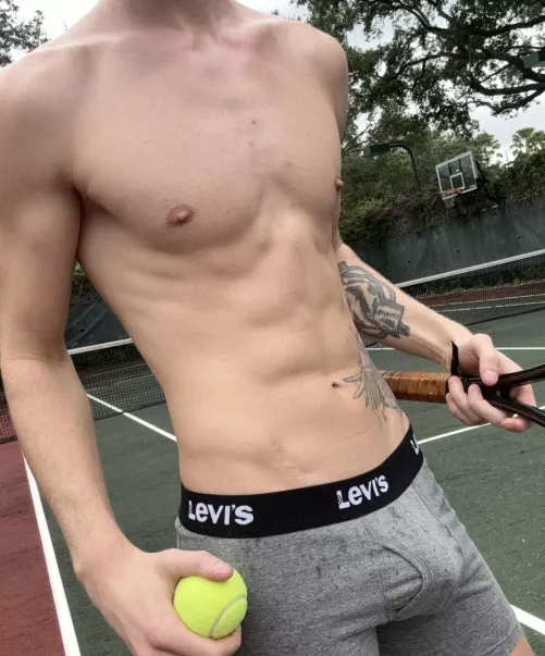 Be my tennis partner by InLoveWithPleasure