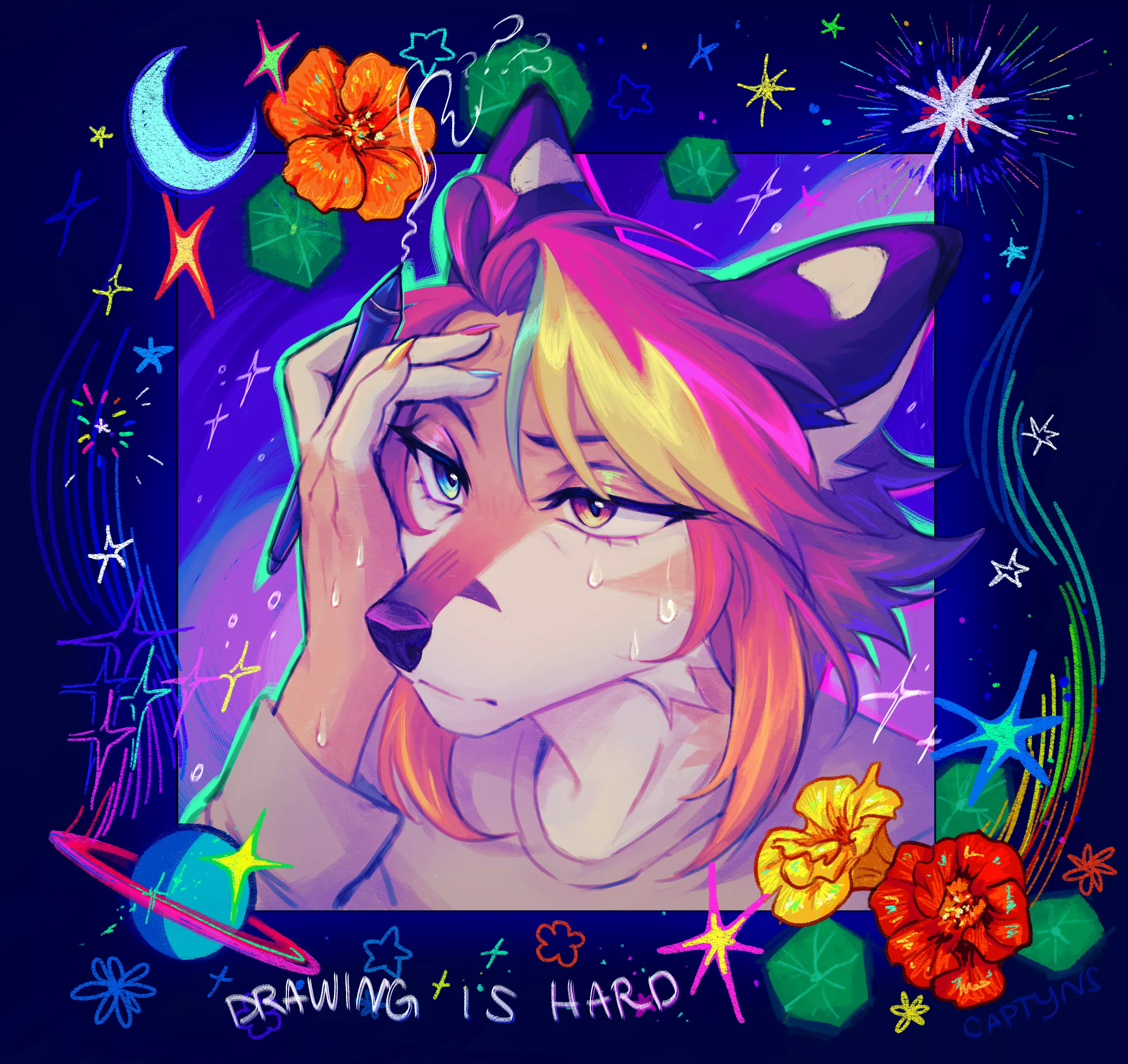 drawing is hard, so i made a drawing about it posted by captyns