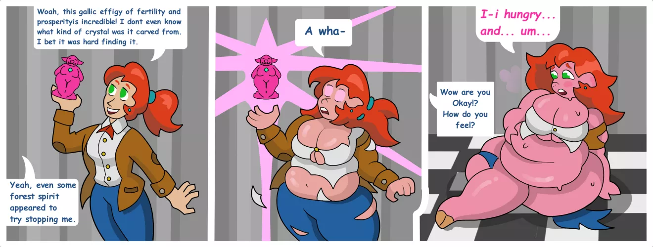 From museum curator to little piggie. What other cursed artefacts could there be? by kkungergo