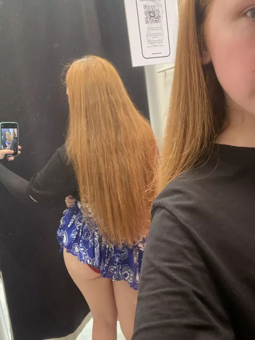 I always get nervous when I undress in the fitting room by Kittyybrownn