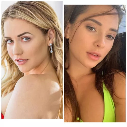 [Mia Malkova] vs. [Lyia Silver] prettier?now this is hard by Inananana