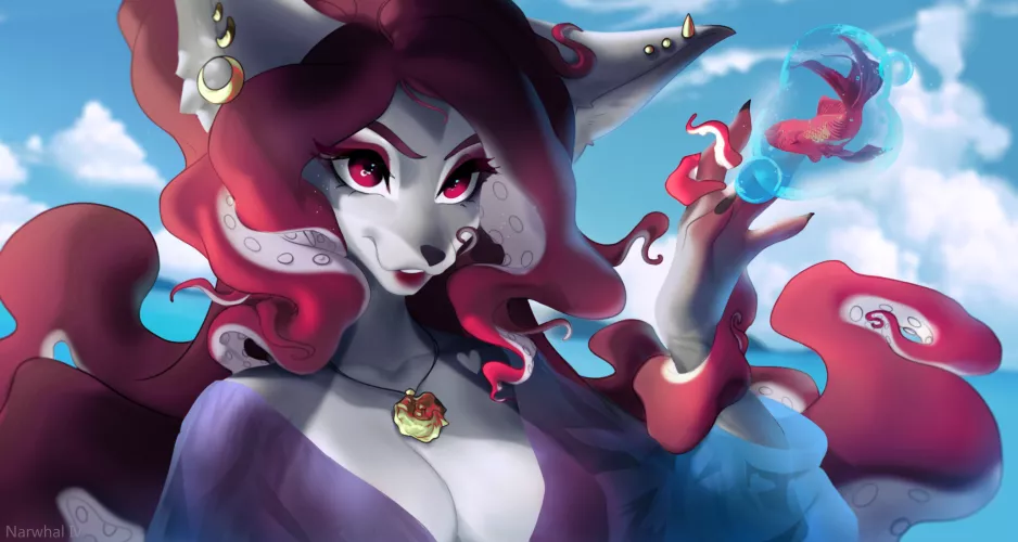 Octopus girl (Narwhal_Iv) by Narwhal_Iv