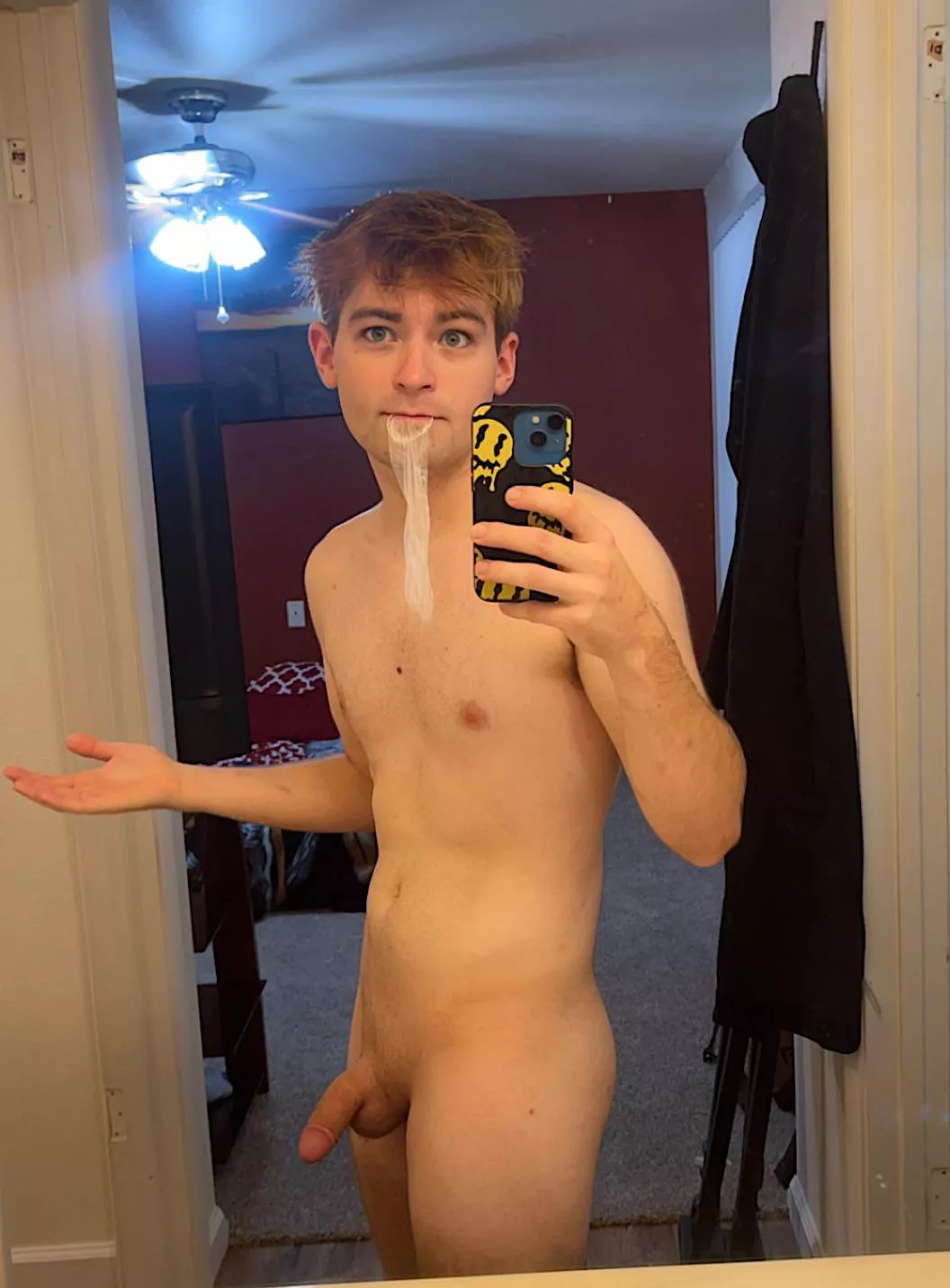 Oops! The condom fell off, guess we have to bareback 😉 (19m) posted by CrimRed69