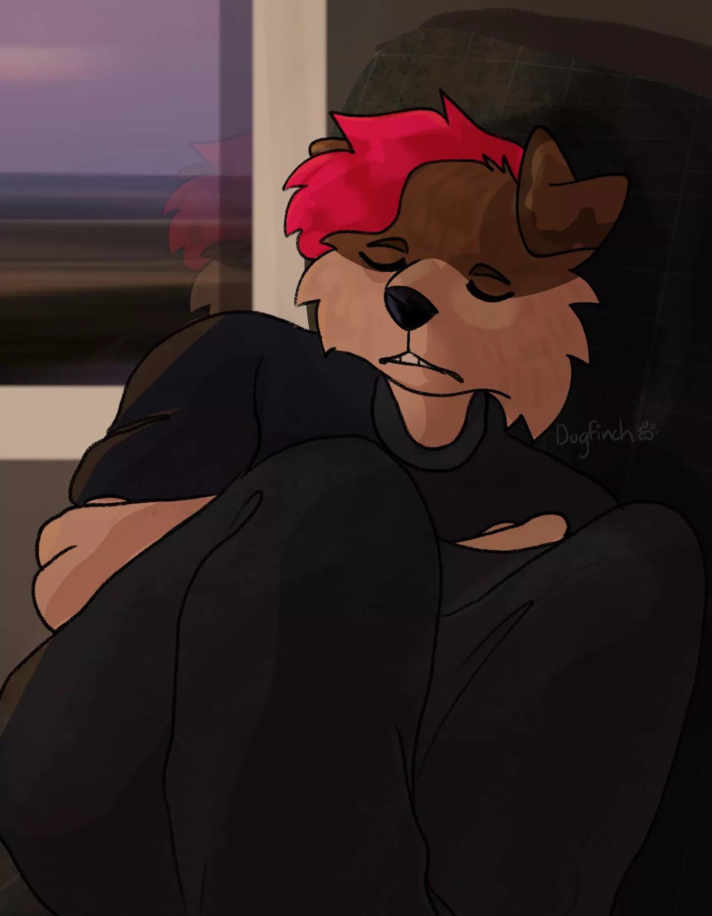 sleepy boy posted by Important-Tea0
