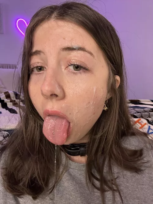 Tried to swallow it all but I failed 😫😅
 by CollaterLDamage