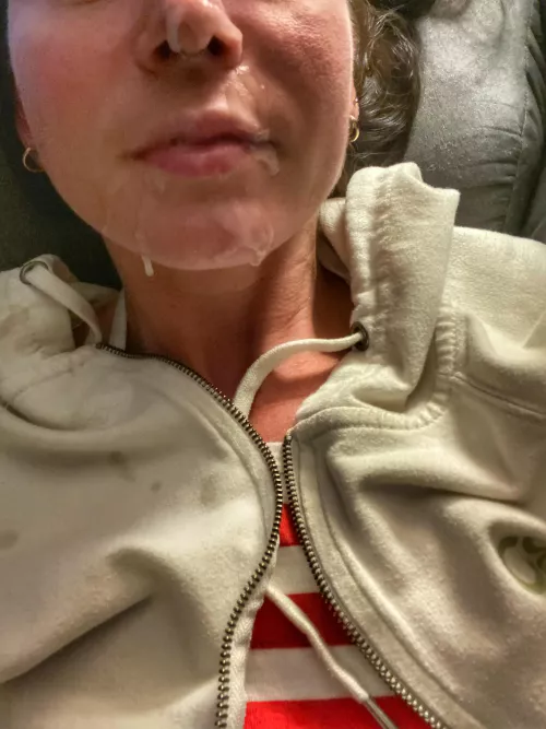 Watching tv, getting a facial by ctsharing