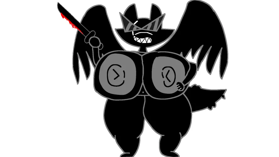 Bec Noir if he was fucking awesome and had fat tits (Art by Me, Big novice) by Corycalcum