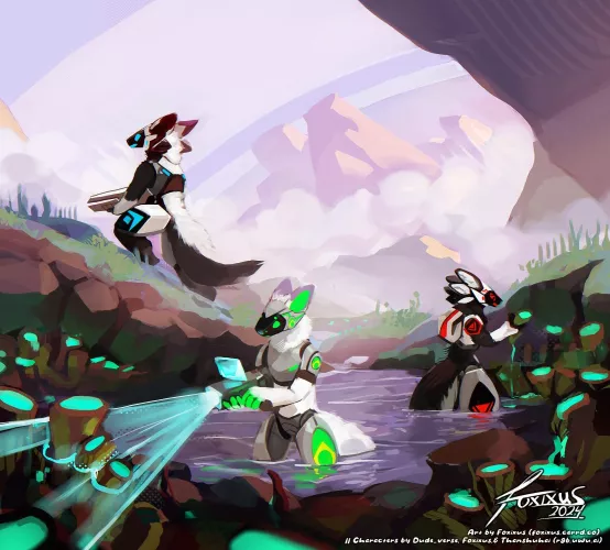 Gathering Samples (@FoxixusArt) by FOXiXUS