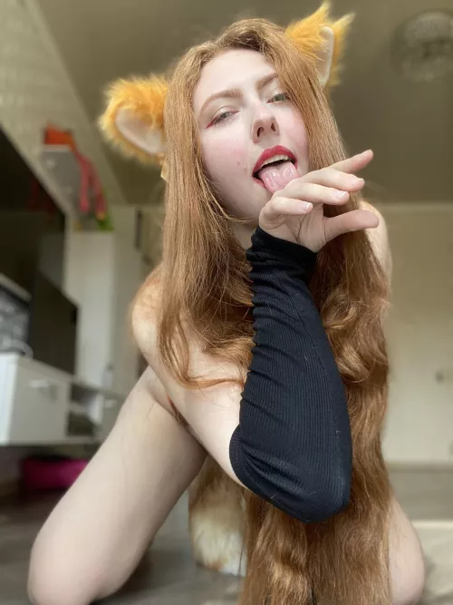 I am a real playful fox by Kittyybrownn