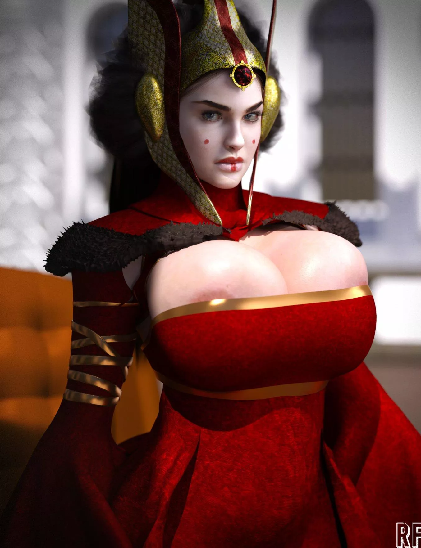 Padme (Rude Frog 3D)  posted by Mxfyn