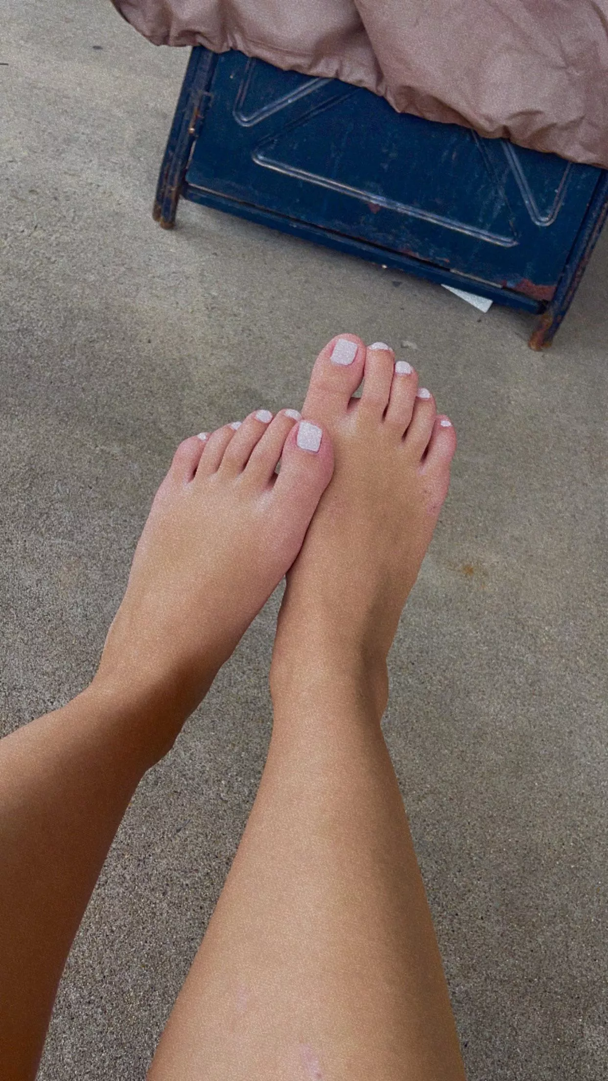 sit on ur knees and rub them for me posted by Goddess-Shayy