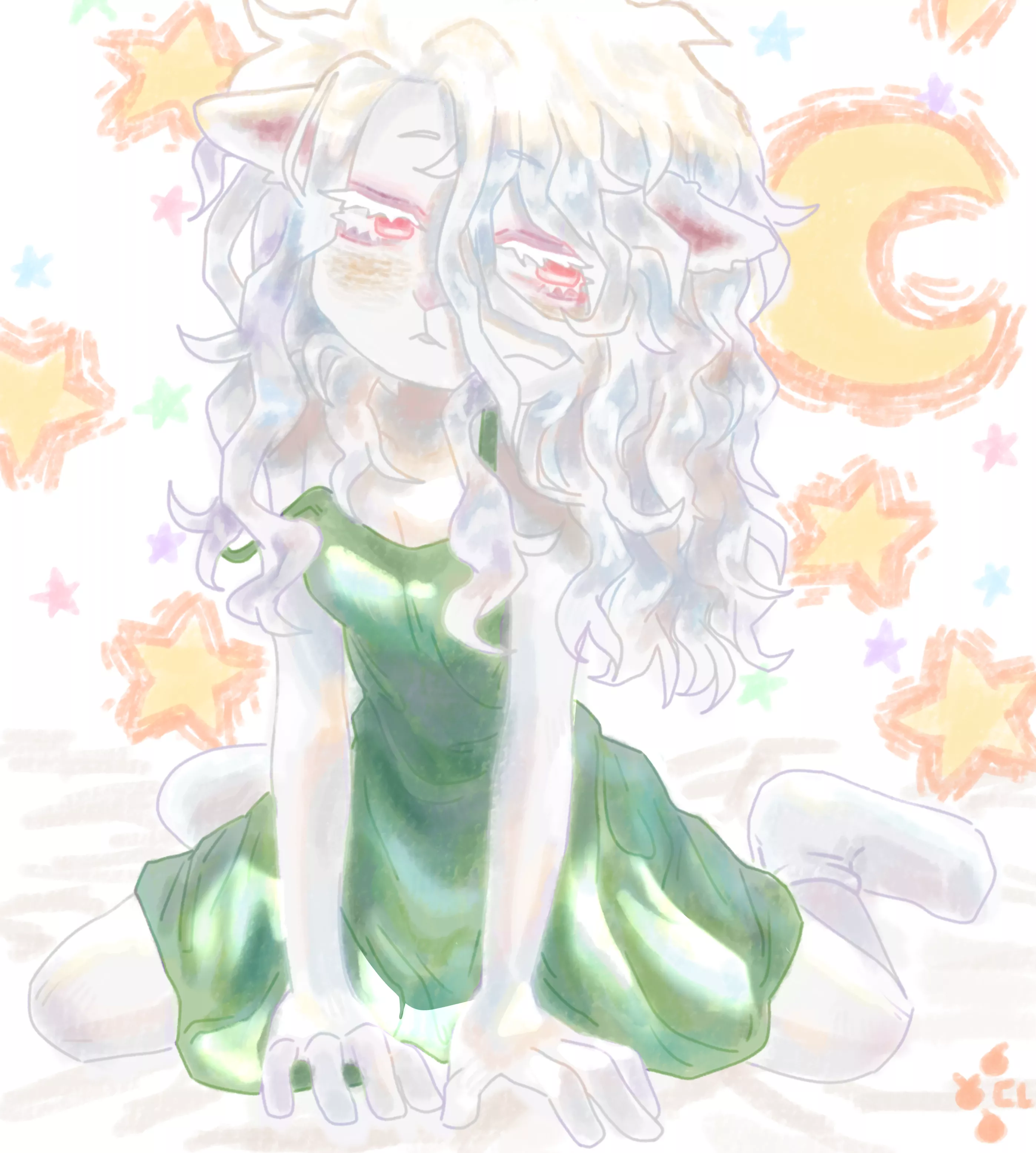 Sleepy angel posted by combustedburger