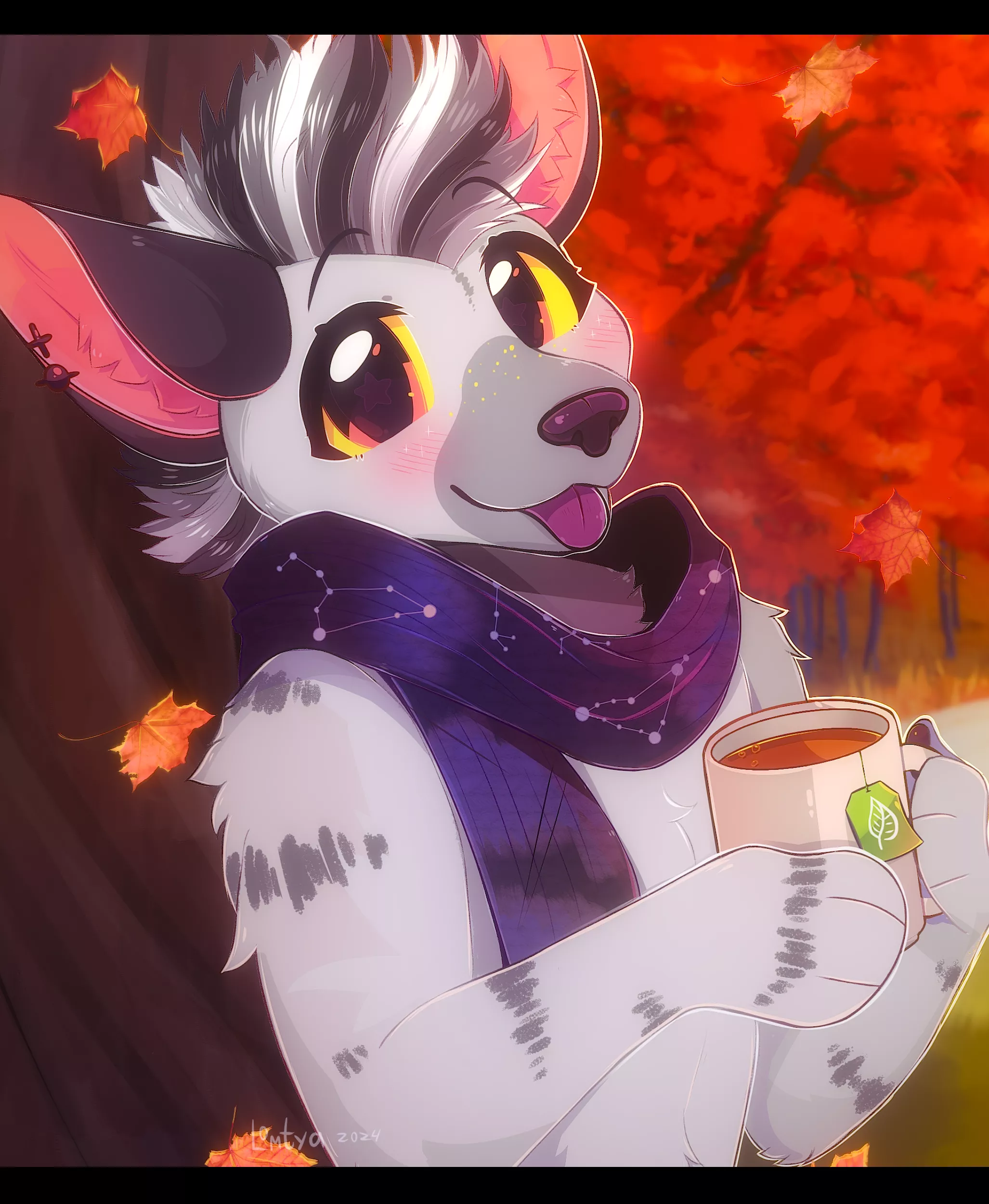 What kind of tea do you like? ♡ (commission art by me) posted by Lomtya