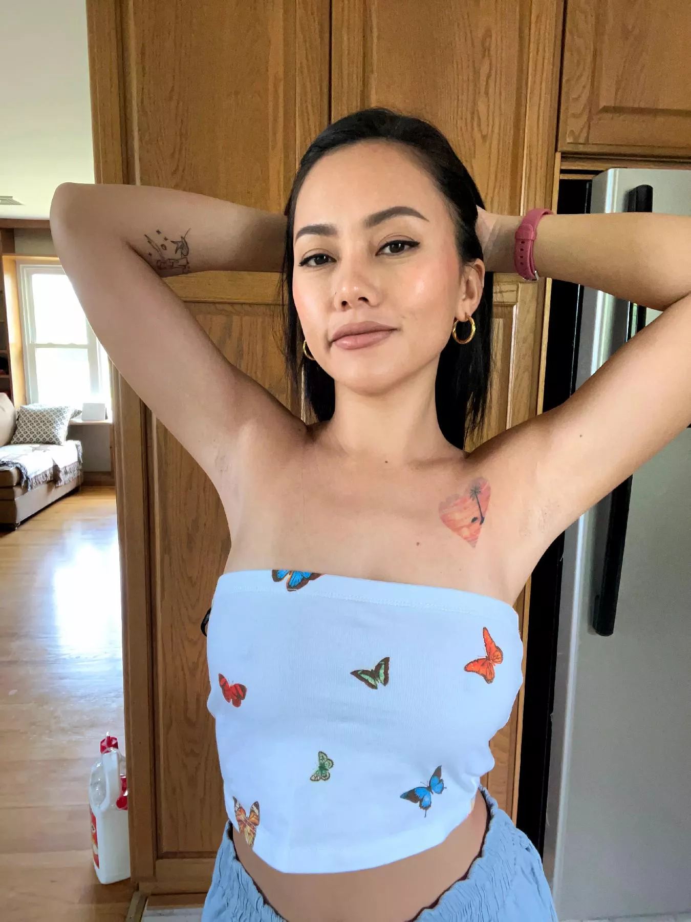 What’s the first thing you’d say if you were here with me? 😘 posted by hotbabexo