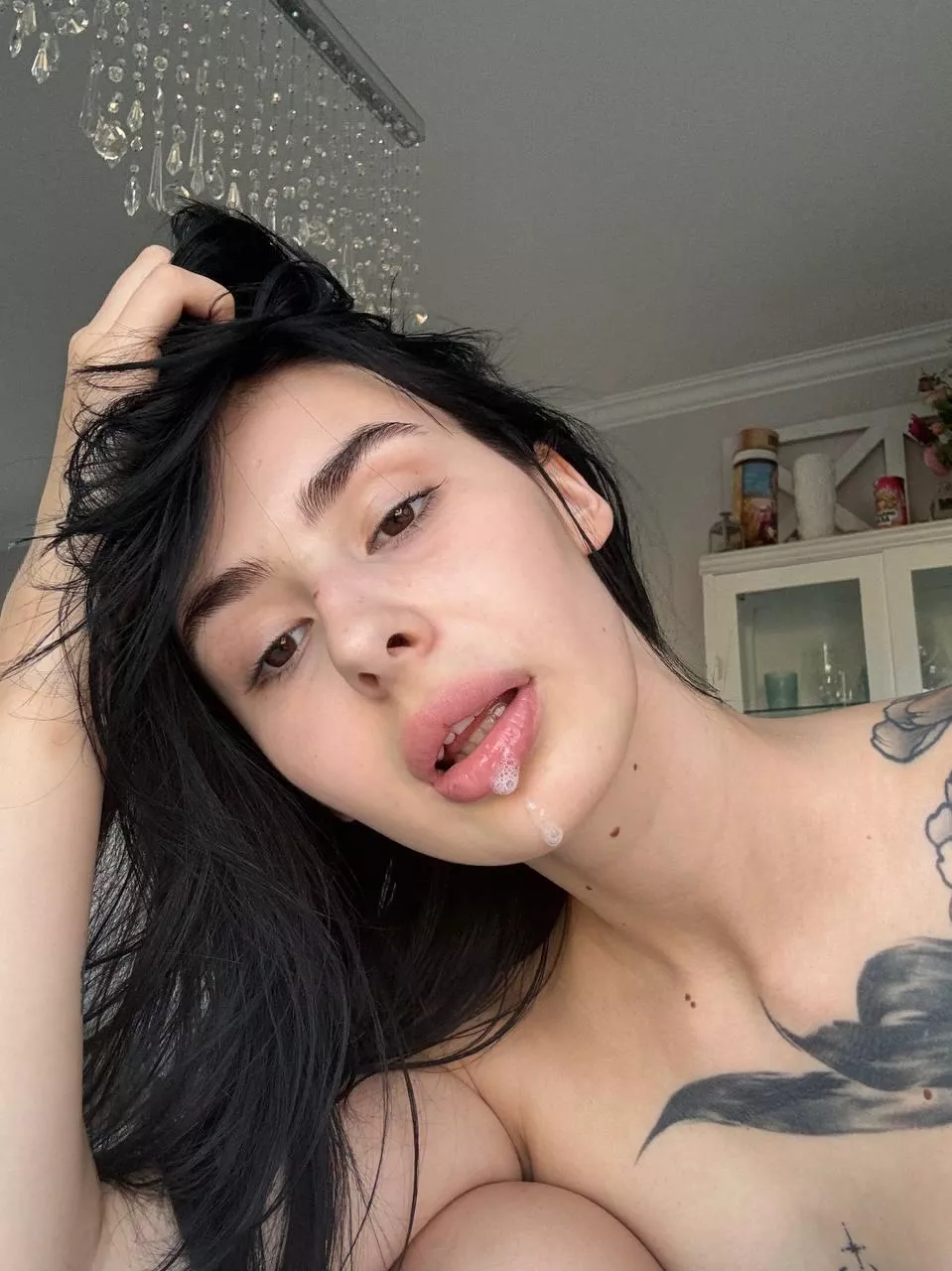 Imagine me drooling on your dick posted by smallboobsbabe
