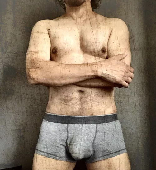 In my boxer briefs. by TexMexDude08