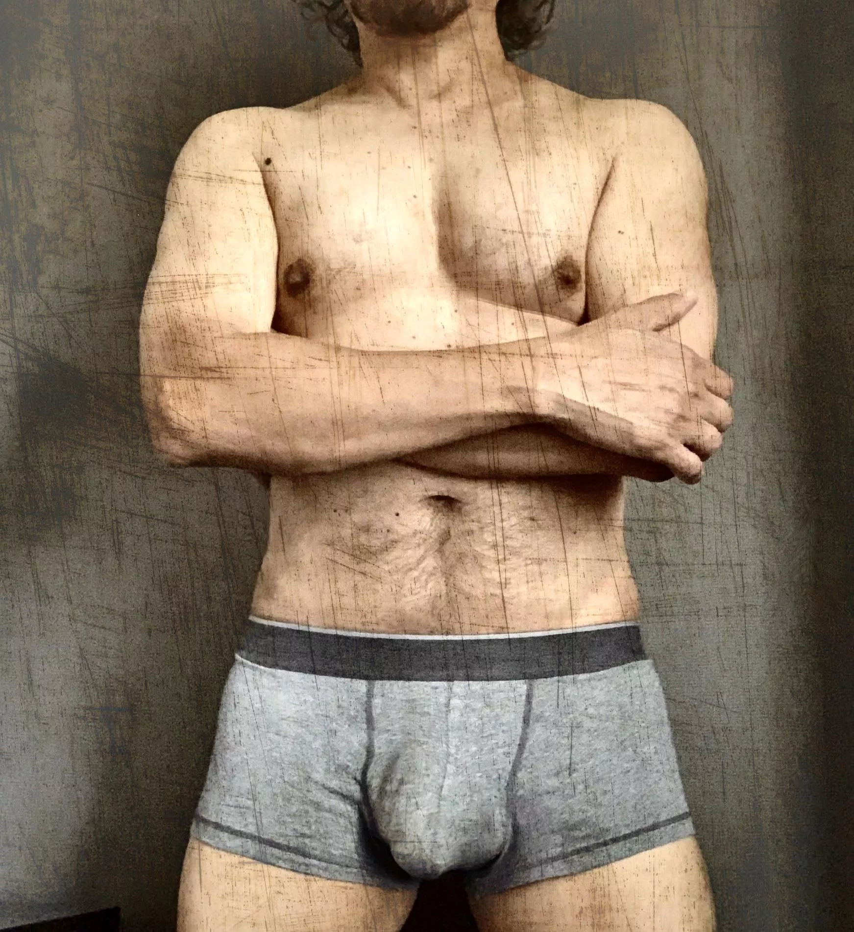 In my boxer briefs. posted by TexMexDude08