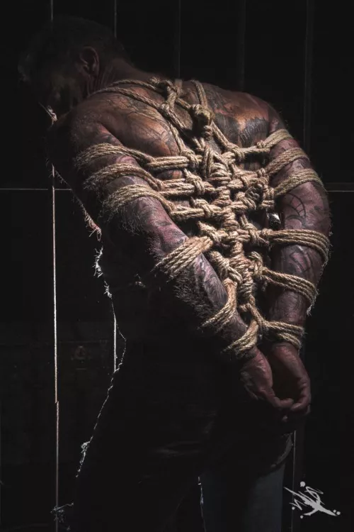 Men in rope  by Twistedinked