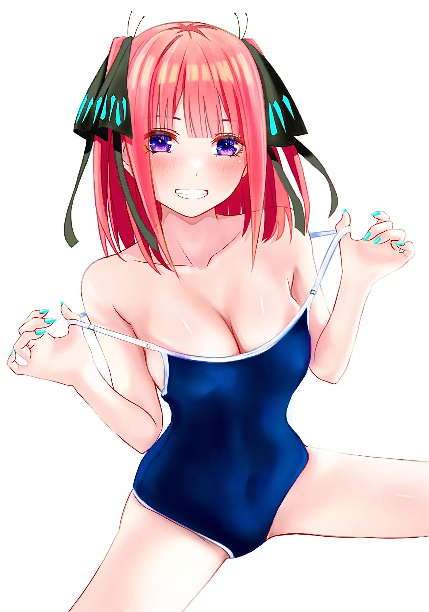 Nino Teasing In Her School Swimsuit (Quintessential Quintuplets) posted by Csxc