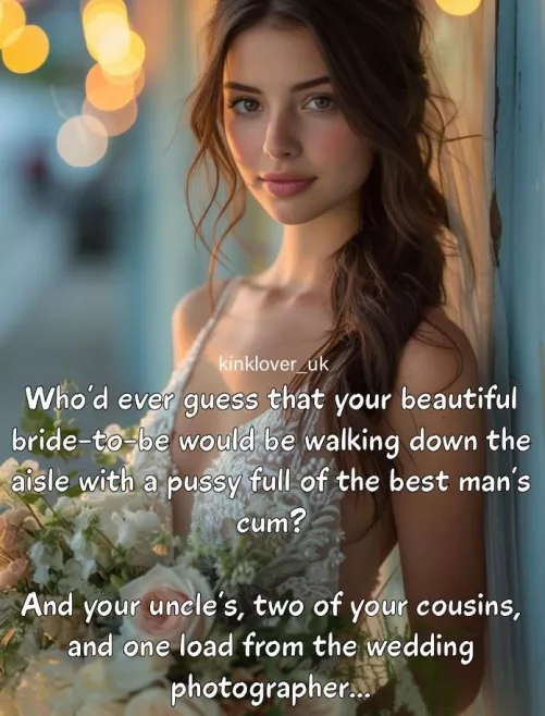 Starting off married life as she means to go on… by kinklover_uk