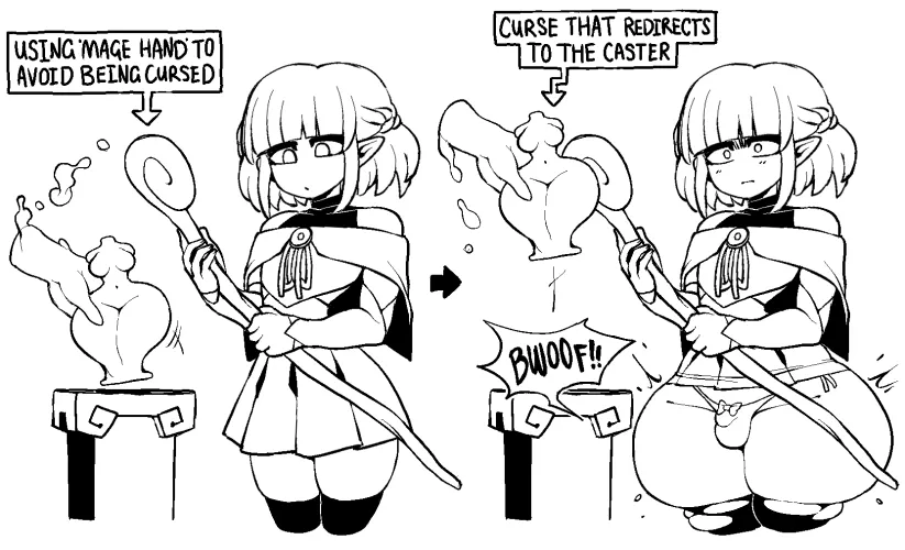 Ancient Cursed Artefact by Dizzyspells (Femboy Ass-Expansion) by DarthFetish