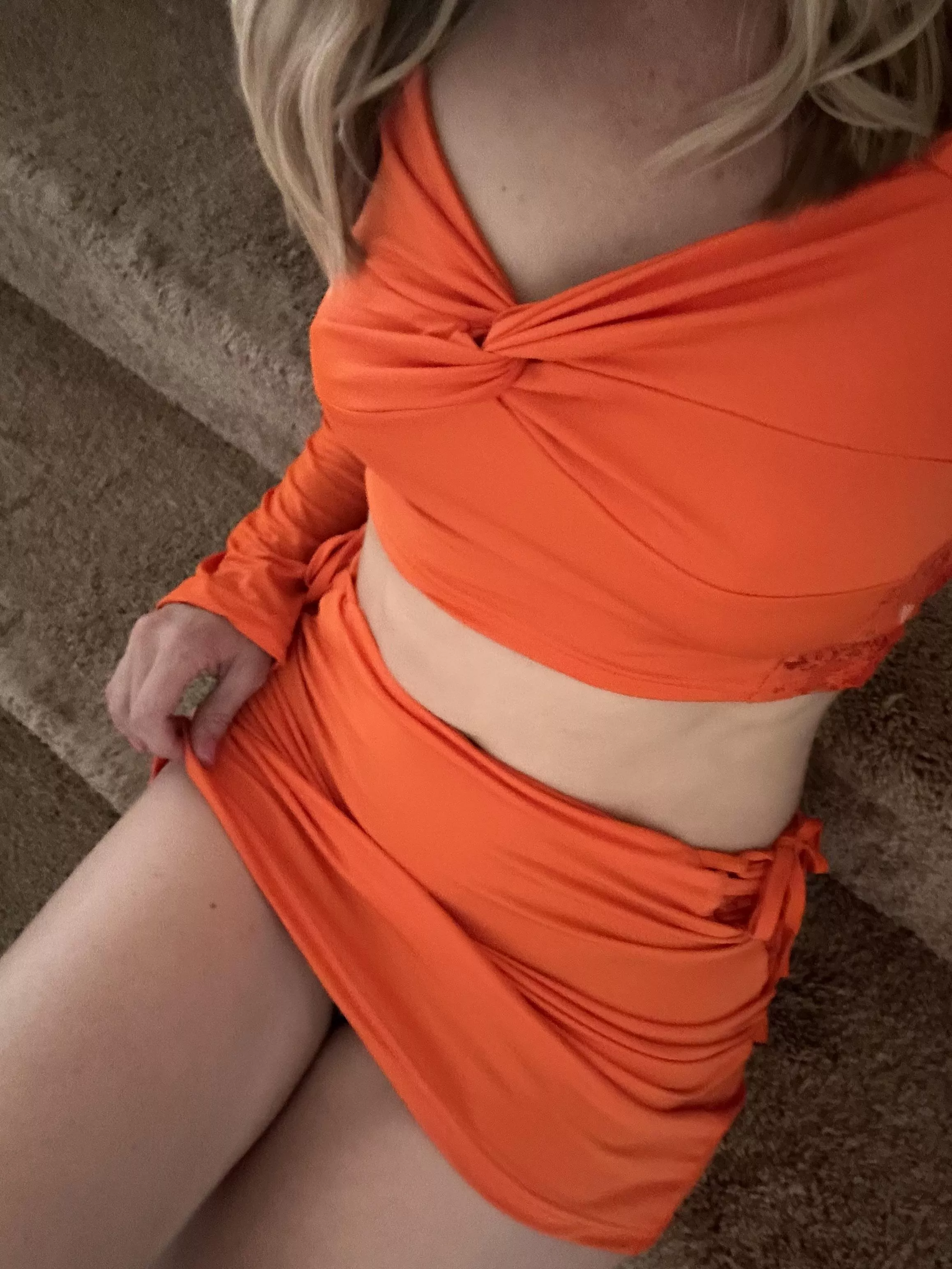 Hike up my skirt a little more posted by Charlotte-Milf