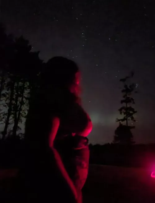 How bout some big fake tits under the stars and Northern Lights? by Key_Tear17