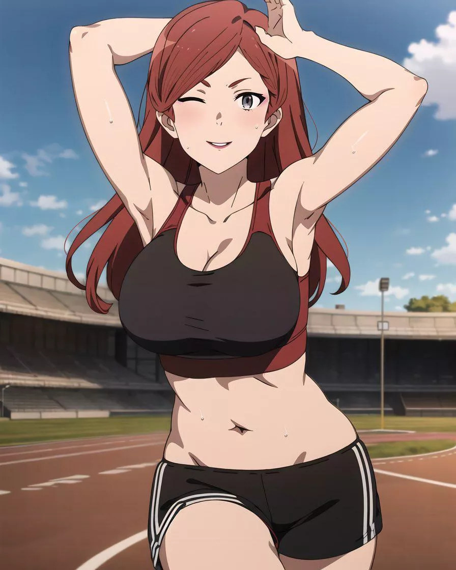 Mom has been working out a lot and it shows. posted by Mountain-Image-5134