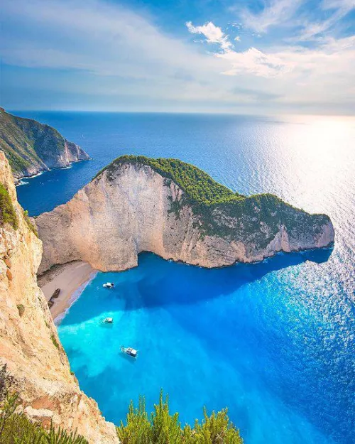 Navagio Beach, Greece by CourtFirm936